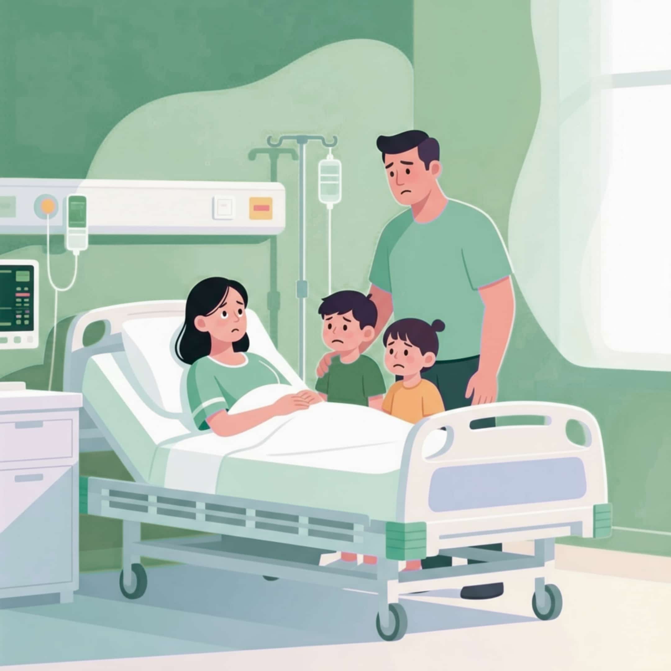 Un imprévu qui bouleverse la famille : maladie