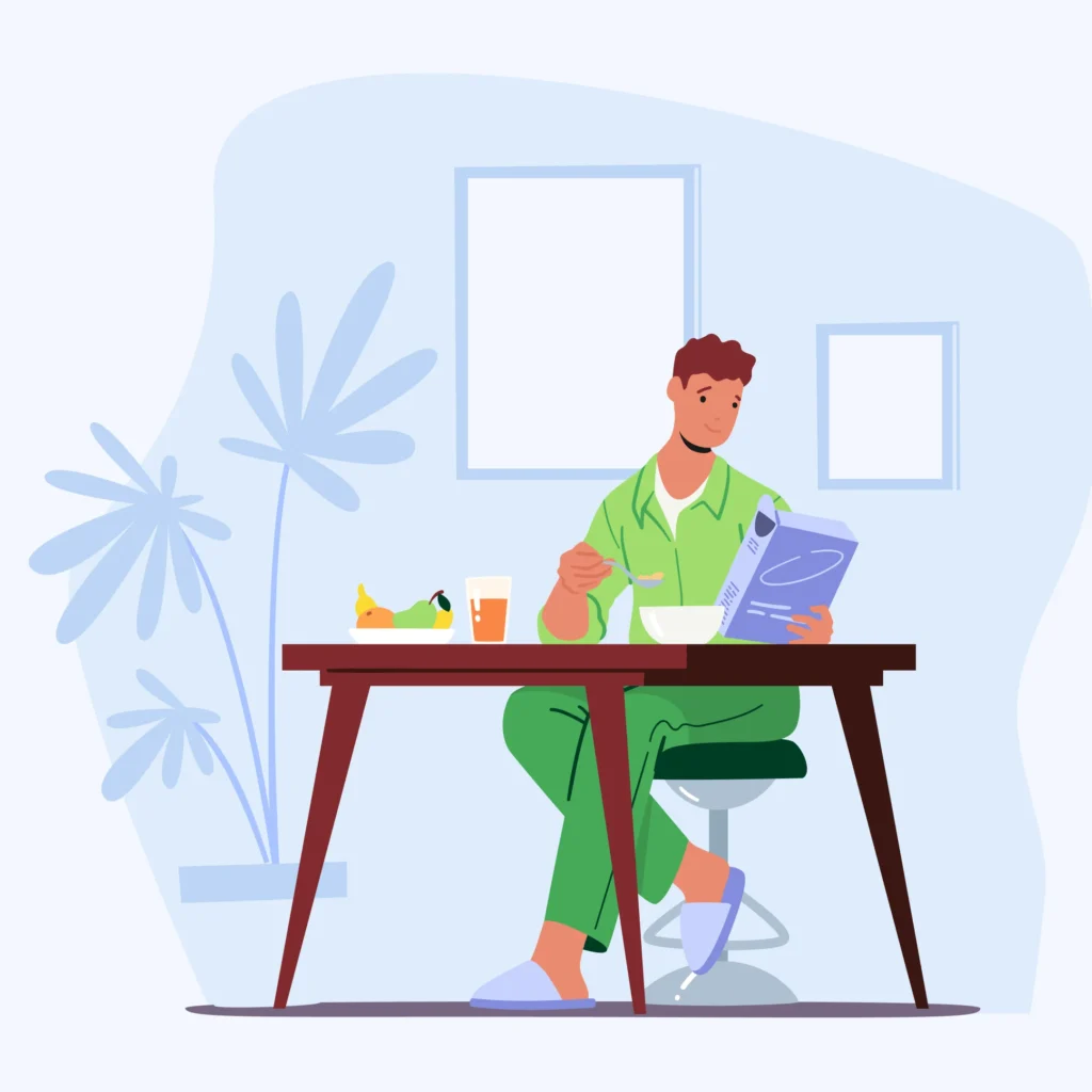 Article nutrition - homme qui mange